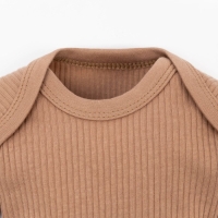 Боди с длинным рукавом Крошка Я, BASIC LINE, рост 62-68 см, цвет коричневый Боди с длинным рукавом Крошка Я, BASIC LINE, рост 62-68 см, цвет коричневый