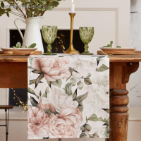 Дорожка на стол "Этель" Пионы 40х145 +/-5 см, 100% хлопок, саржа 190 г/м2