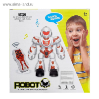 Робот радиоуправляемый &laquo;Танцор&raquo;, световые и звуковые эффекты, работает от батареек, цвета МИКС