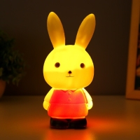 Ночник "Зая" LED 1Вт 3хLR44 синий 18х6х6см RISALUX Ночник "Зая" LED 1Вт 3хLR44 синий 18х6х6см RISALUX