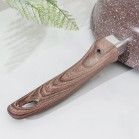 Сковорода Доляна &laquo;Брауни&raquo;, d=26 см, пластиковая ручка, антипригарное покрытие, индукция