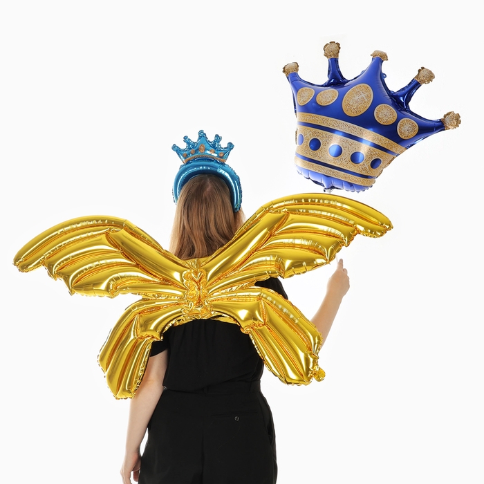 Набор фольгированных шаров «Карнавальный набор. Королевский синий», 3 шт. Набор фольгированных шаров «Карнавальный набор. Королевский синий», 3 шт.