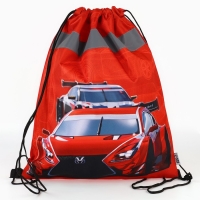 Мешок для обуви со светоотражающим элементом &laquo;Гоночная тачка&raquo; 30 х 40 см