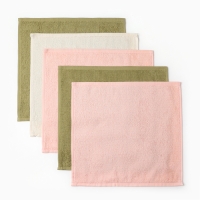 Набор махровых салфеток Botanic 30х30 см -5шт, 100% хл, 340гр/м2 Набор махровых салфеток Botanic 30х30 см -5шт, 100% хл, 340гр/м2