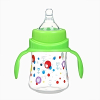 Бутылочка для кормления &Oslash;50мм ШГ, +0мес., 150мл, цвет зеленый