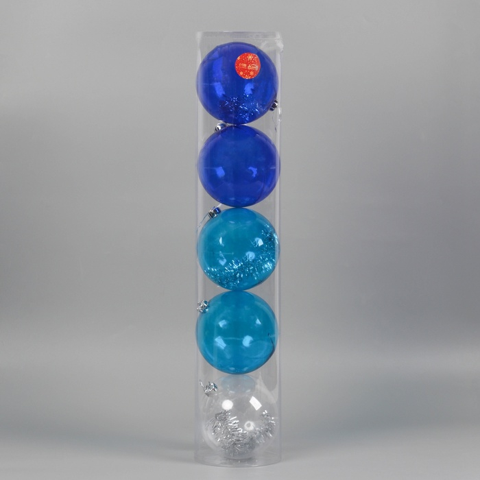 Набор шаров пластик d-15 см, 5 шт "Барбара" микс