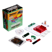 Электронный конструктор «Электромагнит», 5 в 1, 16 элементов Электронный конструктор «Электромагнит», 5 в 1, 16 элементов