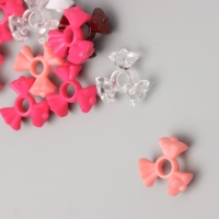 Бусины для творчества пластик "Три цветка" тёплый МИКС набор 20 гр 1,9х1,9х0,9 см Бусины для творчества пластик "Три цветка" тёплый МИКС набор 20 гр 1,9х1,9х0,9 см