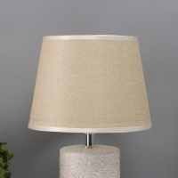Лампа настольная "Волны" 1х40Вт Е14 серый/бежевый 20х20х34см Лампа настольная "Волны" 1х40Вт Е14 серый/бежевый 20х20х34см