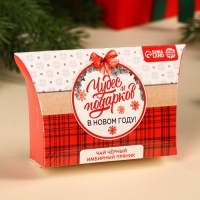 Новый год! Чай чёрный в коробке &laquo;Чудес и подарков&raquo;, вкус: имбирный пряник, 20 г.