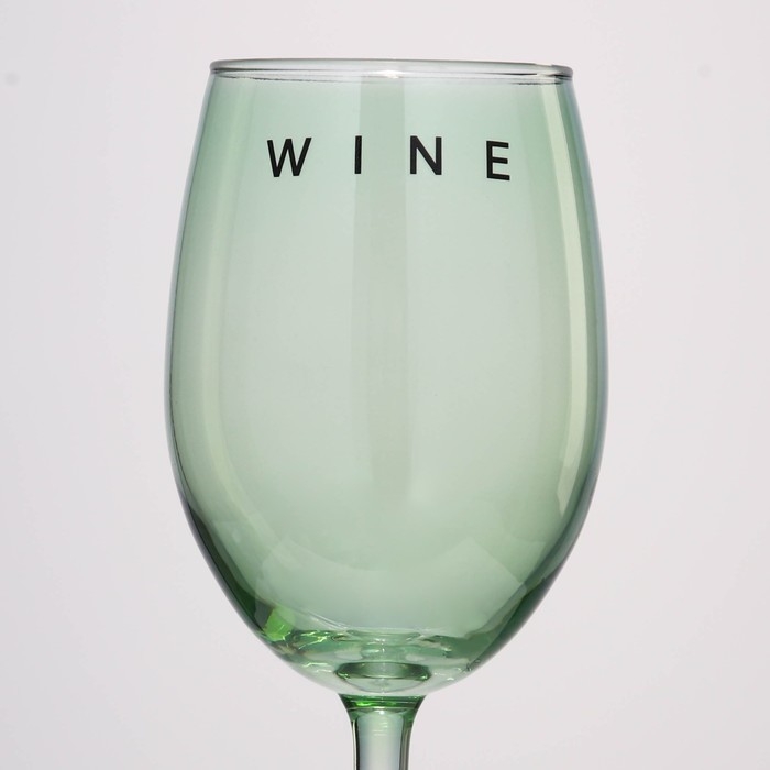Бокал для вина &laquo;Wine&raquo;, 360 мл, зеленый