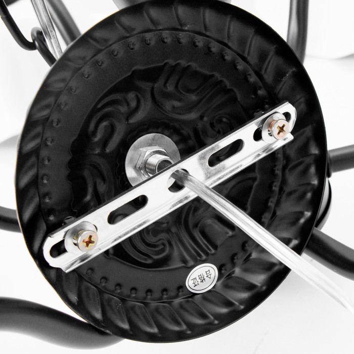 Люстра Люстра "Лукреция" 6хЕ27 40Вт чёрно-белый 77х77х37-72 см BayerLux