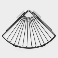 Полка угловая, 30&times;22,5&times;5,5 см, цвет чёрный