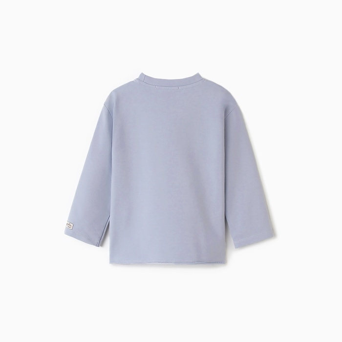 Футболка детская с дл.рукавом  KAFTAN, р. 32 (110-116 см), серый