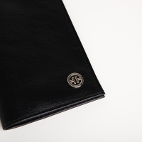 Обложка для паспорта, TEXTURA, цвет чёрный