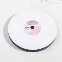 Лента бархатная, с серебряным люрексом, 15 мм, 18 &plusmn; 1 м, цвет серый №184