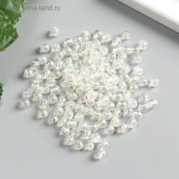 Бусины для творчества пластик "Мыльный пузырь" набор 20 гр  6/0 0,6х0,6х0,6 см