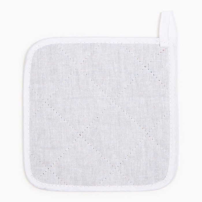 Прихватка Доляна "Полевые цветы" 17х17 см, 35% хл, 65% пэ, ватин 250 г/м2