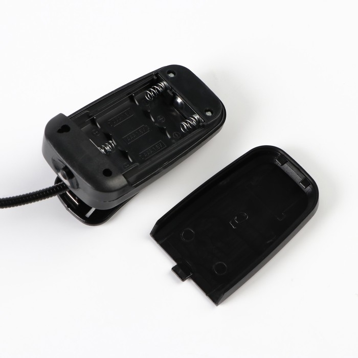 Фонарик-лампа на прищепке для чтения, 5 LED