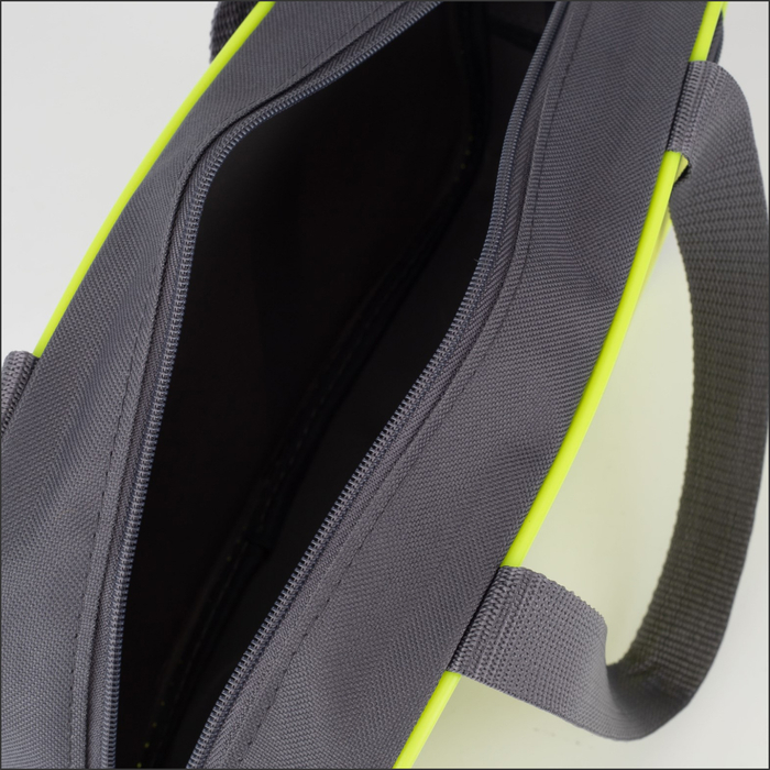 Сумка для обуви на молнии, наружный карман, TEXTURA, цвет зелёный/серый Сумка для обуви на молнии, наружный карман, TEXTURA, цвет зелёный/серый