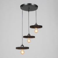 Светильник "Шестеренка" 3хЕ27 40Вт 30х30х15-135 см Светильник "Шестеренка" 3хЕ27 40Вт 30х30х15-135 см