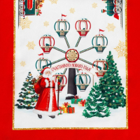 Дорожка на стол новогодняя "Новогодняя ярмарка" 40*147 см, 100% хл, саржа 190гр/м2