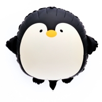 Шар фольгированный 21" &laquo;Пингвин&raquo;, цвет чёрно-белый