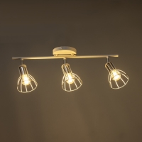 Светильник "Бостон" 3х60Вт Е14 белый/хром Светильник "Бостон" 3х60Вт Е14 белый/хром