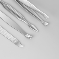 Набор маникюрный &laquo;Ой, всё&raquo;, 7 предметов, в чехле, цвет коричневый