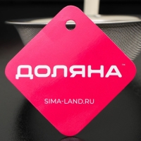 Сито для снятия пены Доляна Steel, 33&times;11 см, цвет серебристый