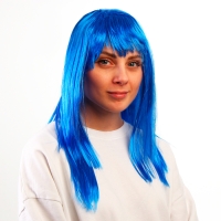 Карнавальный парик &laquo;Красотка&raquo;, цвет синий