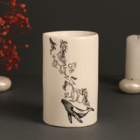 Аромалампа керамика "Это, правда, важно сейчас?" белая 7,2х7,2х11,6 см Аромалампа керамика "Это, правда, важно сейчас?" белая 7,2х7,2х11,6 см