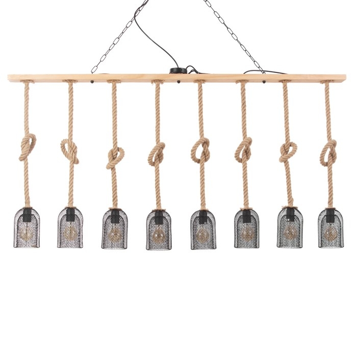 Светильник Светильник "Эндо" 8хЕ27 40Вт черный 150х140 см