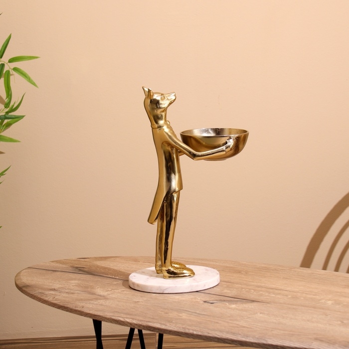 Блюдо Блюдо "Волк угощает" алюминий 20х25х42 см