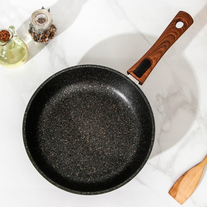 Сковорода Granit ultra, d=26 см, стеклянная крышка, съёмная ручка, антипригарное покрытие Сковорода Granit ultra, d=26 см, стеклянная крышка, съёмная ручка, антипригарное покрытие