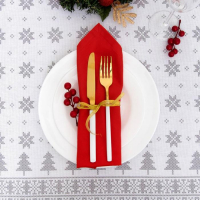 Скатерть "Сканди стиль" 180х146 см, 100% хлопок, 164 г/м2