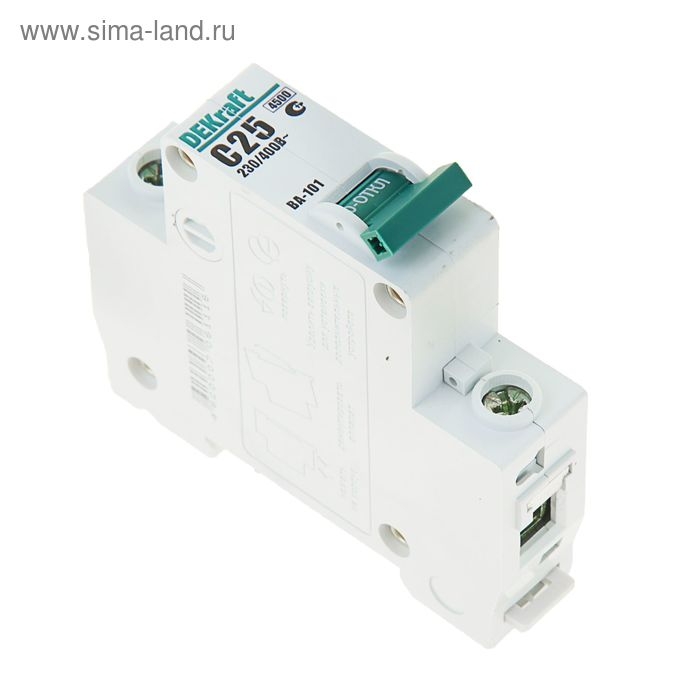 Выключатель автоматический, однополюсный, 25А Выключатель автоматический, однополюсный, 25А