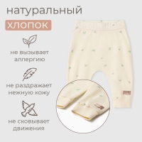 Штанишки детские MINAKU, цвет молочный, рост 62-68 см Штанишки детские MINAKU, цвет молочный, рост 62-68 см