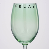 Бокал для вина «Relax», 360 мл, зеленый Бокал для вина «Relax», 360 мл, зеленый