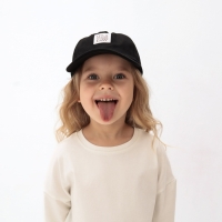 Кепка детская "It's a nice day" MINAKU цвет чёрный, р-р 52 Кепка детская "It's a nice day" MINAKU цвет чёрный, р-р 52