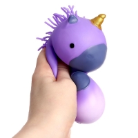 Антистресс сквиш мялка «Единорожка», с пастой, цвета МИКС, в шоубоксе Антистресс сквиш мялка «Единорожка», с пастой, цвета МИКС, в шоубоксе