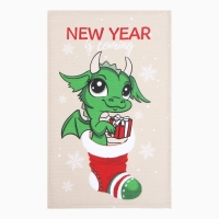 Новый год. Набор полотенец Доляна "Новогоднее настроение" 28х46 см - 2 шт, 100% хл, вафля 160 г/м2