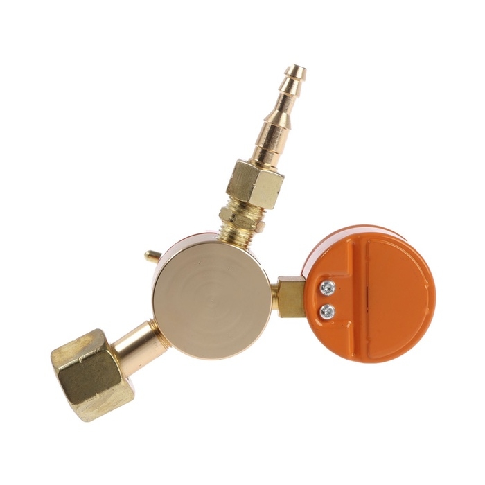 Редуктор пропановый ТУНДРА, 5 м3/ч, рабочее/на входе 0.3/2.5 МПа, алюминий Редуктор пропановый ТУНДРА, 5 м3/ч, рабочее/на входе 0.3/2.5 МПа, алюминий