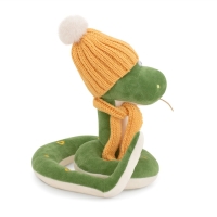 Новый год! Мягкая игрушка &laquo;Змей Сёма&raquo;, в жёлтой шапке, 20 см