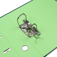 Папка-регистратор А4, 75 мм, Lamark, ПВХ, двухстороннее покрытие, металлическая окантовка, карман на корешок, собранная, зеленый/фисташковый Папка-регистратор А4, 75 мм, Lamark, ПВХ, двухстороннее покрытие, металлическая окантовка, карман на корешок, собранная, зеленый/фисташковый