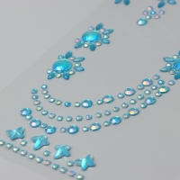 Наклейка пластик стразы "Браслеты из страз" МИКС 12х20,3 см Наклейка пластик стразы "Браслеты из страз" МИКС 12х20,3 см