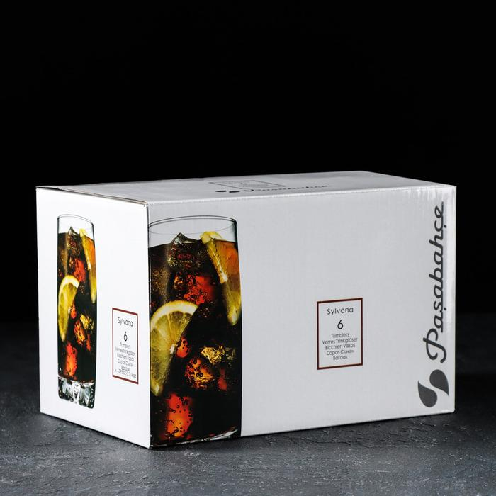 Набор стаканов &laquo;Радуга&raquo;, 390 мл, 6 шт