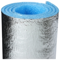 Коврик туристический maclay, с фольгой, 180х60х1 см, цвет голубой Коврик туристический maclay, с фольгой, 180х60х1 см, цвет голубой