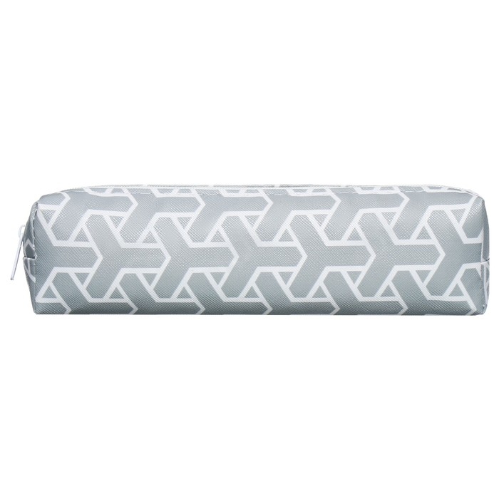 Пенал школьный на молнии Пенал школьный на молнии "Графика" Calligrata, серый