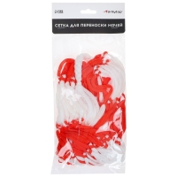 Сетка для переноски мячей ONLYTOP, на 6 мячей, нить 3 мм Сетка для переноски мячей ONLYTOP, на 6 мячей, нить 3 мм